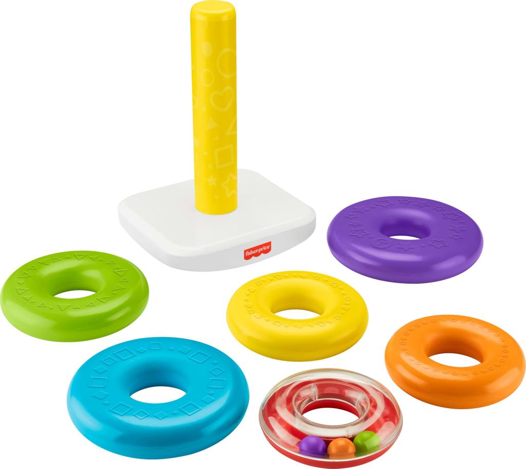 Jumbo Swinging Baby Educational Toy for Ages 1 and GJW15 Fisher-Price Tower, Toy, Up, Colorful,