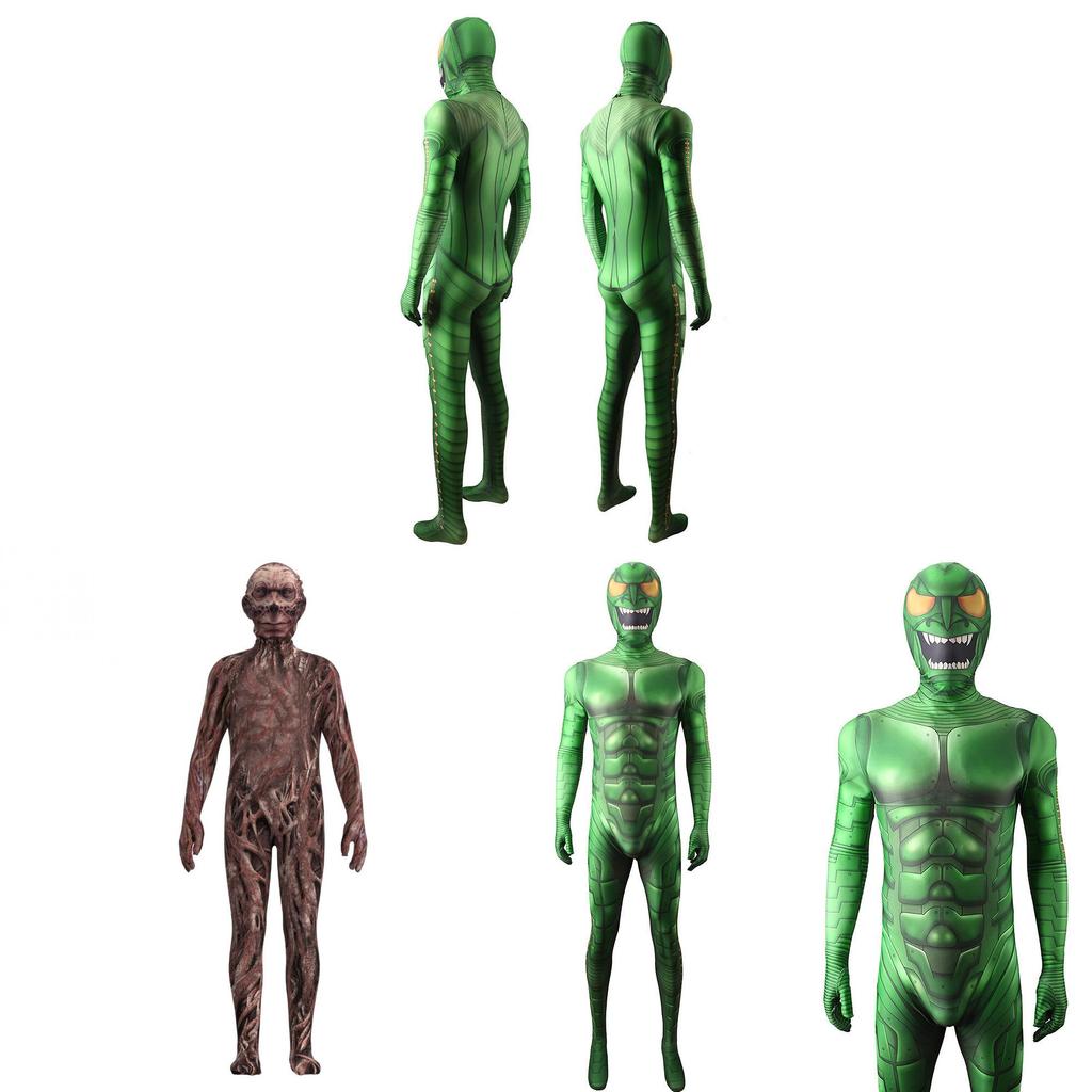 Костюм Гоблина из Марвел 3D для Косплея, Полный Костюм-Комбинезон для Хэллоуина