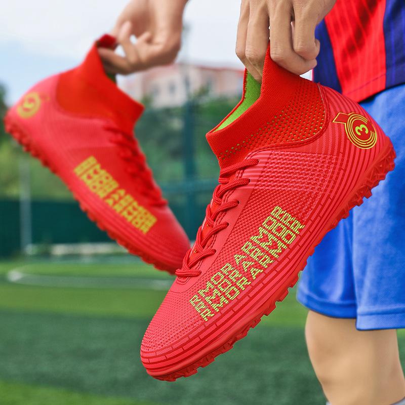 FootballShoes, повседневная детская обувь, размер 30–47, дышащая обувь, спортивные кроссовки для мальчиков и девочек