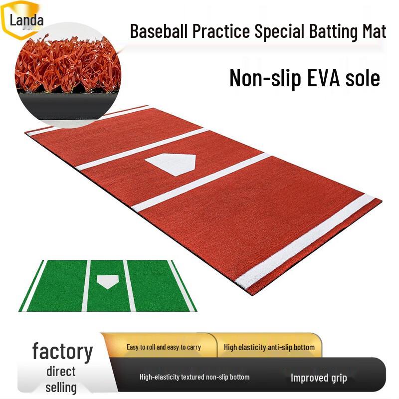 Landa Baseball Batting and Pitching Practice Mat