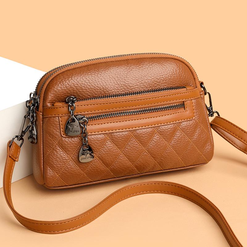 2025 Fashion Diamond Lattice Women's Crossbody Bag: Trendy, High-End Casual Shoulder & Phone Bag