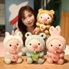 Cute Milk Tea Pig Plush Pig Doll Piglet Plush Toy Girl Soothing Rag Doll Throw Pillow Gift