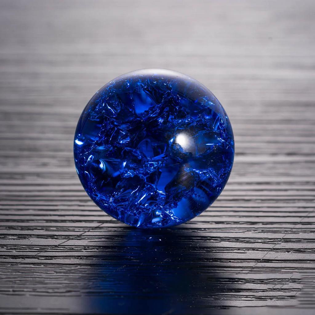 30mm 40mm 50mm 60mm Ice Cracked Crystal Glass Ball Fountain Bonsai Water Feature Decoration Ornaments Rockery Ornaments