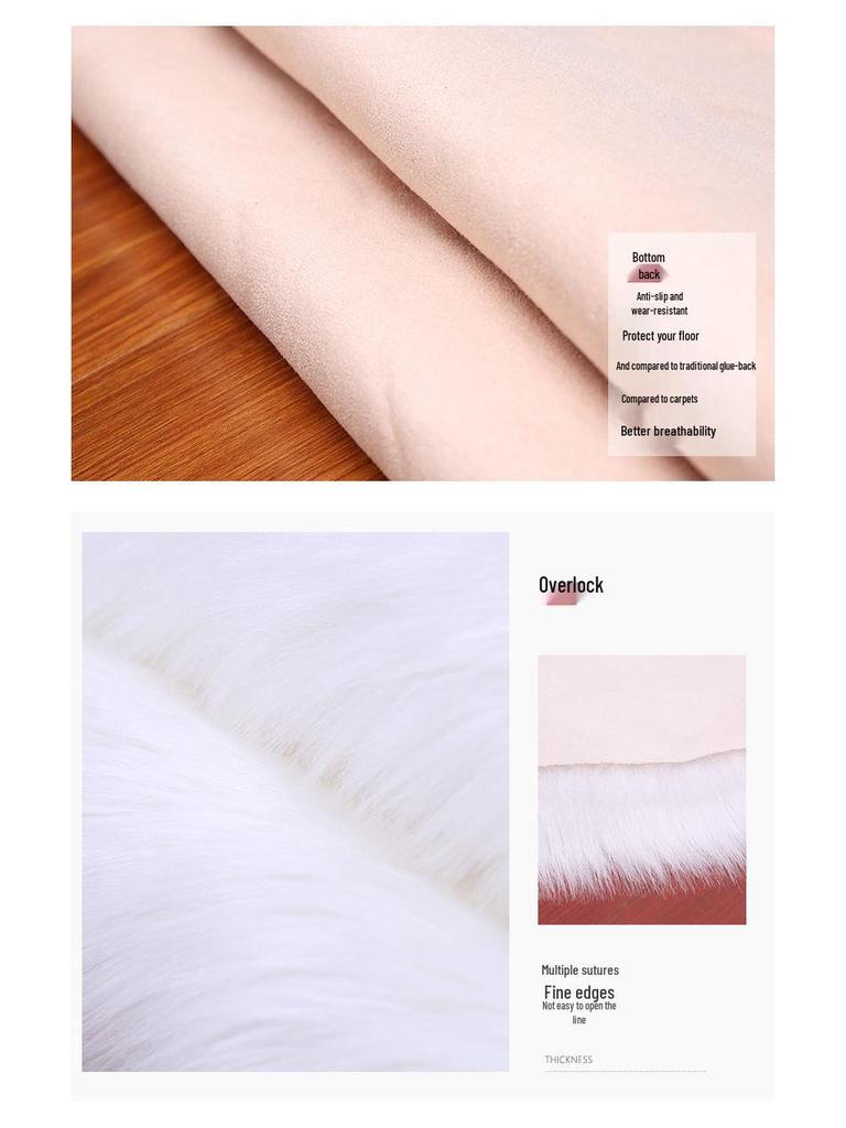 Плюшевые противоскользящие накладки на ступени из искусственной шерсти