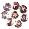 32/44/58mm Genshin Impact Anime Brooches Fans Collection Round Tinplate Pins Cartoon Cosplay Badge Hu Tao Backpack Jewelry Gift Accessory