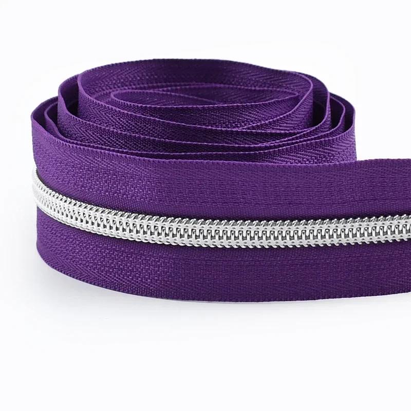 Meetee 1-10M 5# Нейлоновые молнии для сумки, обуви, одежды, пластиковая рулонная молния на метр, декоративные молнии, ремкомплект, швейные аксессуары для DIY