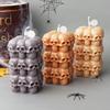 1PC Halloween Silicone Skull Head Mold Candle Resin Casting Home Decor Aromatherapy Plaster Craft Candle Gift Making Tool