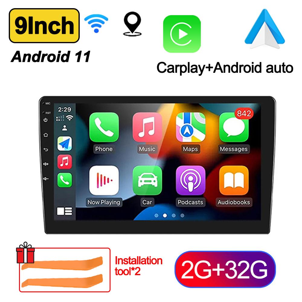 7"/9"/10" Автомагнитола Android 11 Androidauto Carplay 2 Din GPS Автомобильная аудиосистема Автомобильный мультимедийный проигрыватель автомобильные интеллектуальные системы