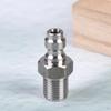 Quick Connect Valve 8mm Male Connector High Pressure Fitting Durable Leakproof Design for Hydraulic Systems