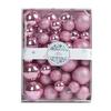 42Pcs 3/4/5cm Christmas Balls Set Glitter Surface Various Pattern Christmas Balls Shatterproof Home Reusable