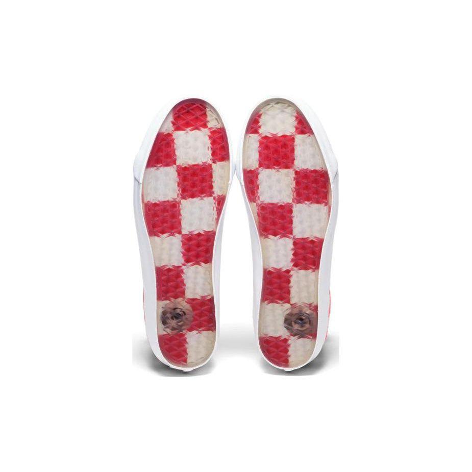 Vans Concepts X Sk8 Vault Og Lx Mohair High Top Skate Shoes Unisex Sneakers Red White Checkered VN0A4BVBY5