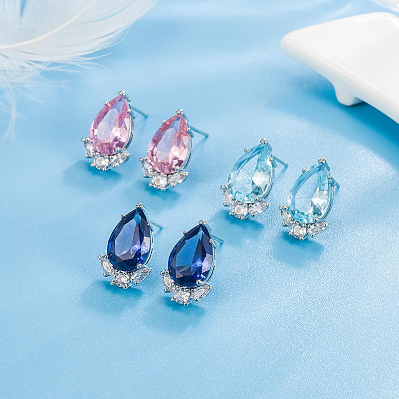 Lindon Women Copper Alloy Zircon Earrings Drop Earrings For Women Wedding Party Gifts