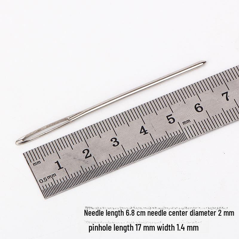 Набор тупых игл с большим ушком для свитера, вышивки лентами и вязания