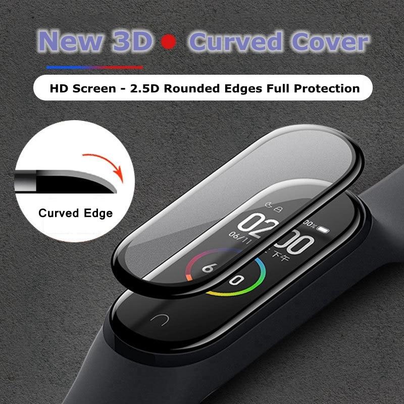 3D Защитная пленка для Xiaomi mi Band 4 5 6, пленочный ремешок Mi Band, умные часы Miband, полное мягкое защитное стекло, пленка xiomi miband4