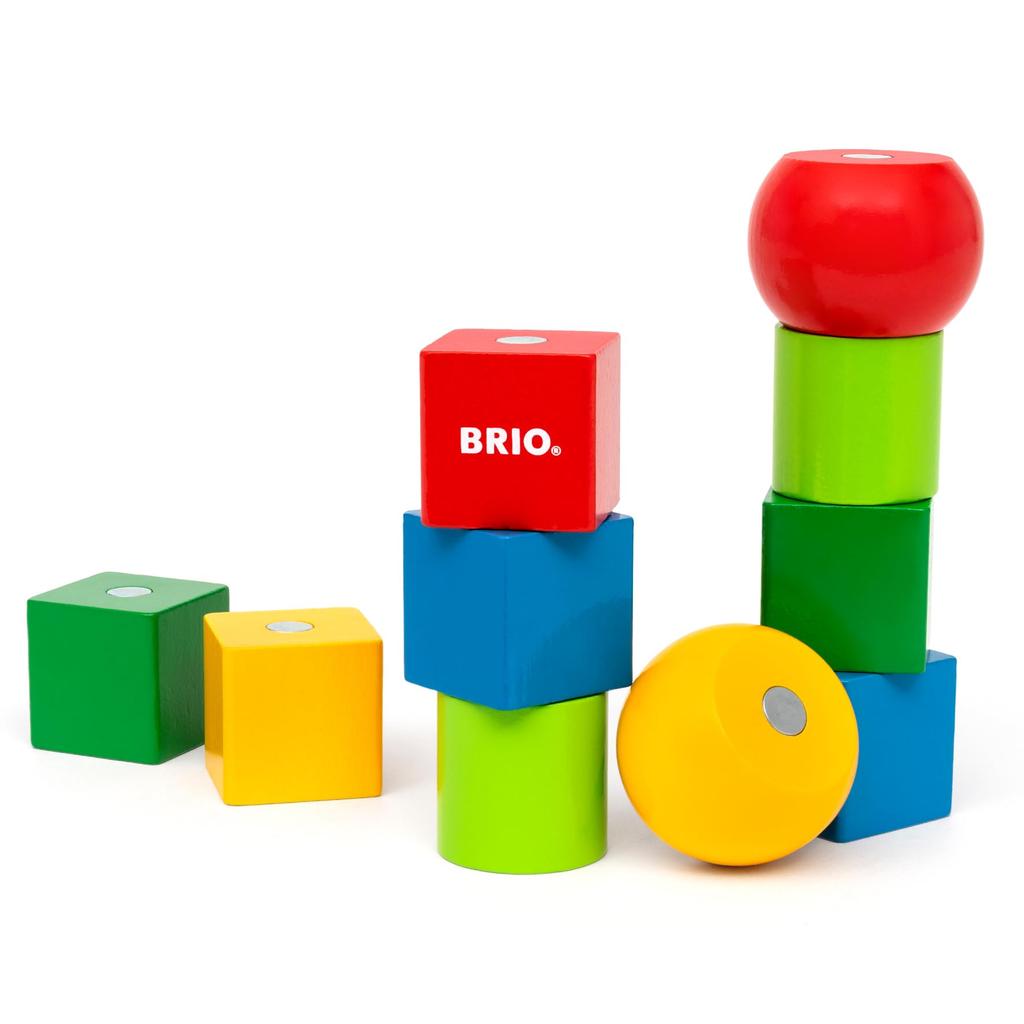 BRIO Magnetic Color Blocks 30435 (Building Blocks) for Ages 12 Months and Up