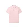Solid Color Breathable Casual Knit Polo Shirt Men Tops Pink F51M421102F-LP