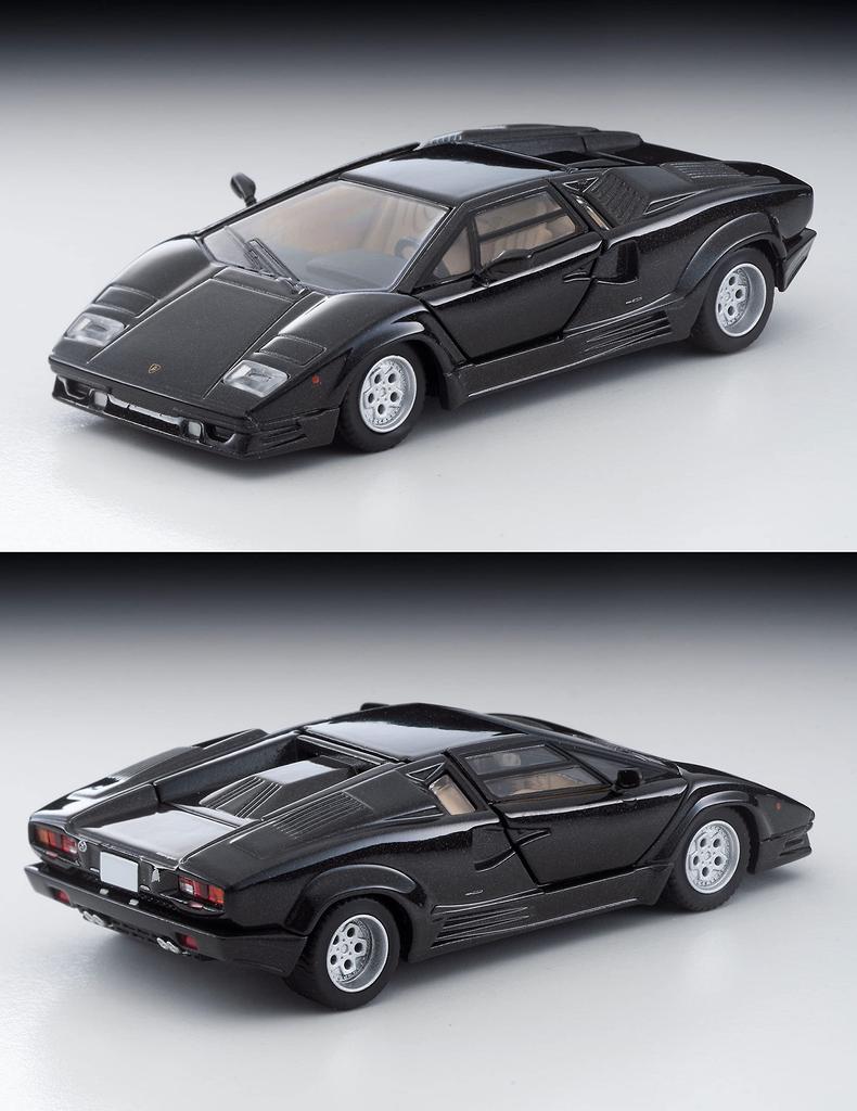TOMYTEC Tomica Limited Vintage Neo Lamborghini Countach 25th Anniversary Black Finished Product 1/64 LV-N