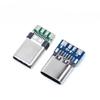 Разъем USB Type-C с платой: 14-контактный двусторонний обратимый штекер, USB-порт для пайки, зарядки и передачи данных