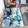 Anime Girl Underwater Art suitable as a non-slip mat for the living room or bedroom sofa