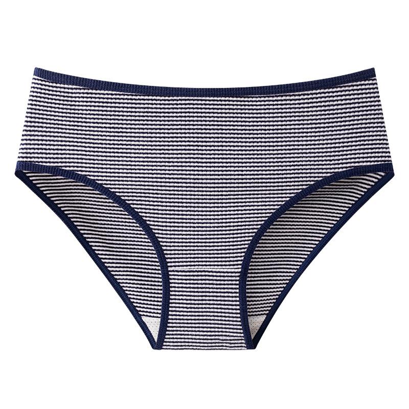 Women's Underwear Plus Size Briefs Breathable Mid-rise Panties for Women