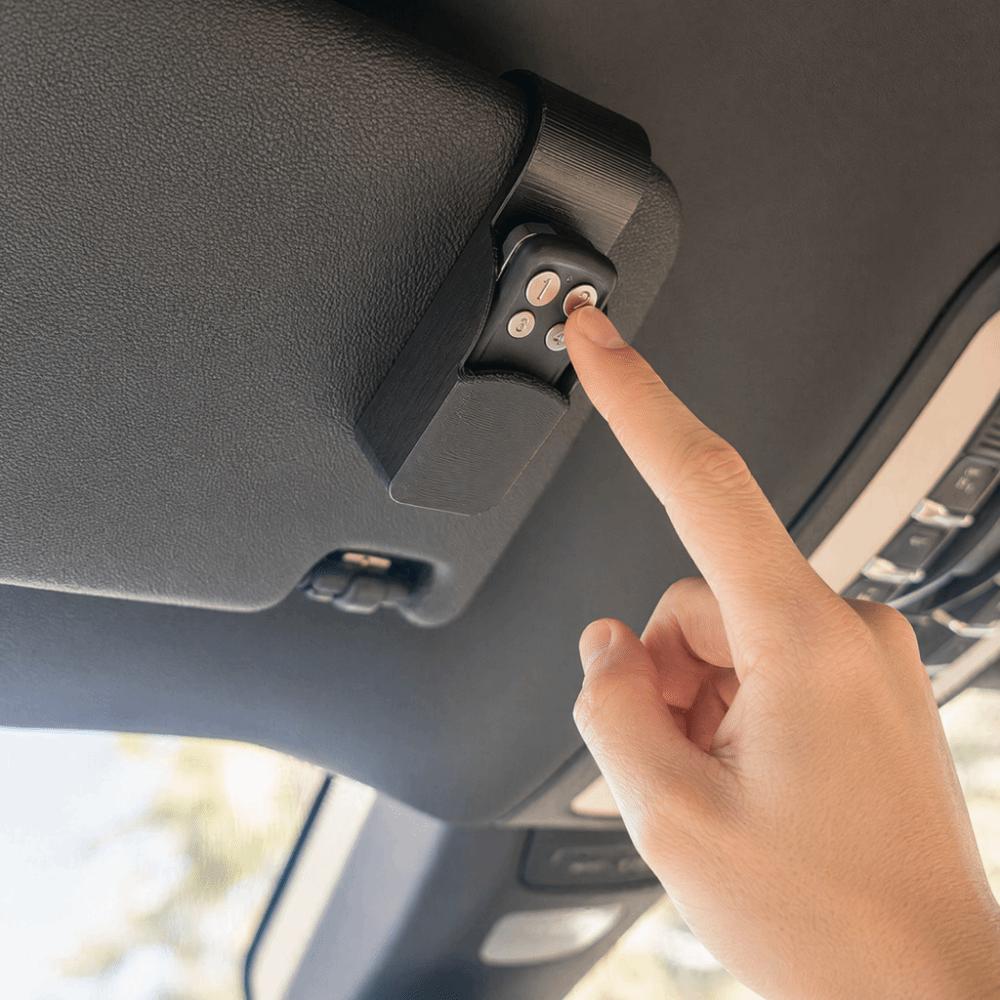 Anti-lost Garage Door Remote Holder Clip On Visor Organizer Car Sun Visor Garage Car Interior