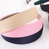 8 Colors Girls Satin Alice Hair Band Hair Hoop Wide HeadBand Fabric