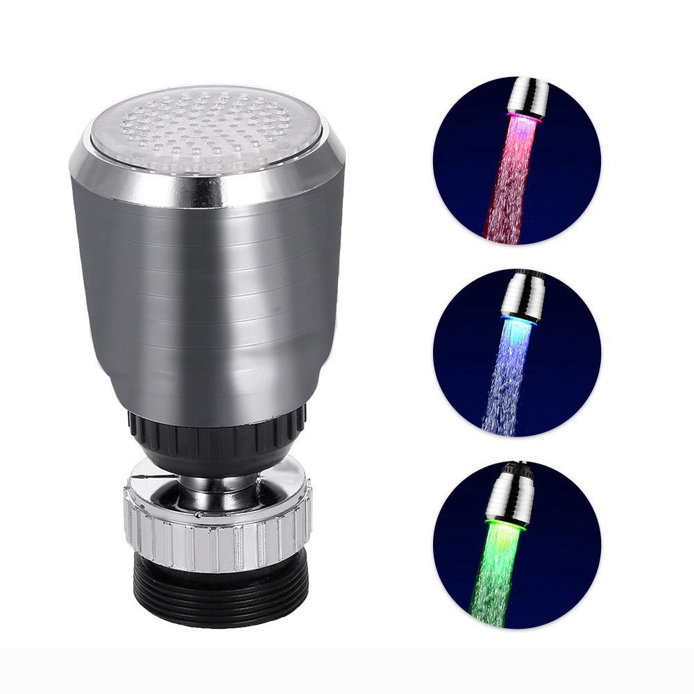 Цвета для кухни, ванной комнаты, светящийся кран, насадка для водопроводного крана, светодиодный кран для воды, аксессуары для носиков