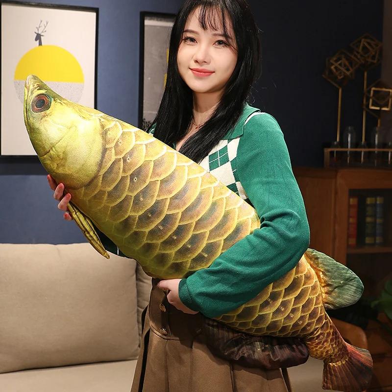 30 см реалистичная имитация Arowana плюшевая мягкая игрушка кукла креативный декор игрушка милый ребенок детское просвещение сопутствующие игрушки