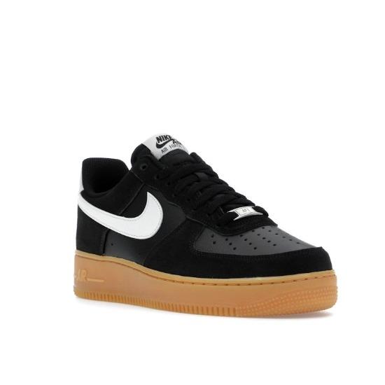 Nike Air Force 1 07 LV8 Gum Pack - Черные мужские кроссовки FQ8714-004
