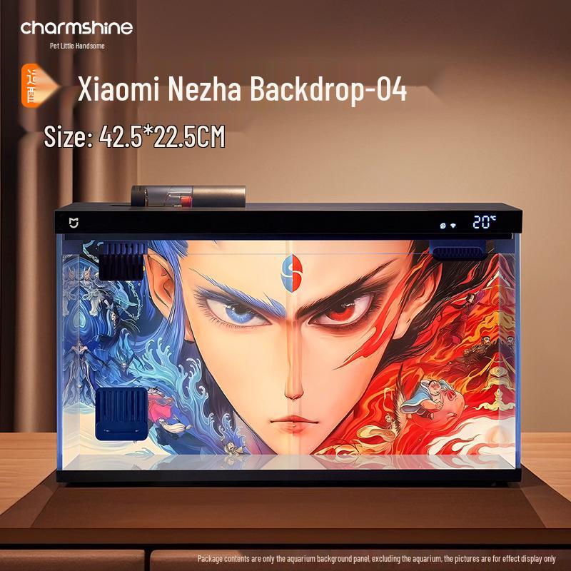 Акриловый фон для 3D-аквариума высокой четкости с мультяшными наклейками