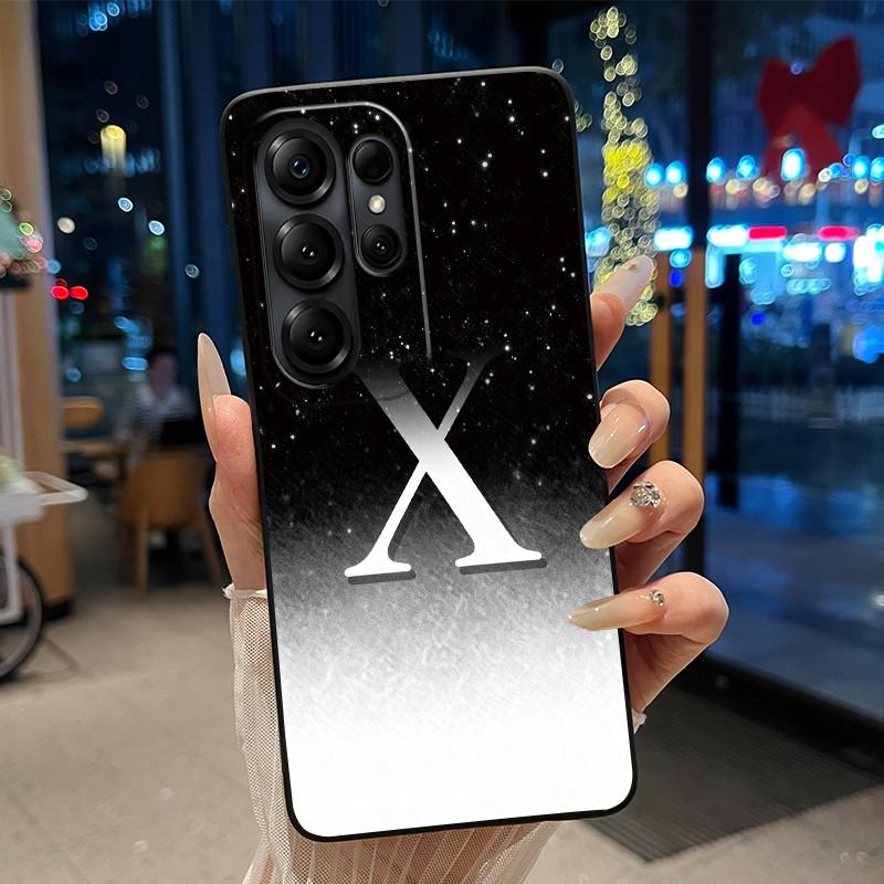 Противоударный Чехол для Телефона с Буквой для Пары Для Doogee Note 56X/56X Pro Мягкий Силиконовый Чехол Для Doogee Note 56X/56X Pro Черная Крышка