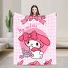 Melody  Super Warm Blanket  Students Plush Bedding Throws Graphic Home Decor Flannel Bedspread Sofa Bed Cover