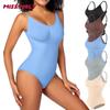 Seamless Shapewear For Women Tummy Control Camis Body Shaper Butt Lifter Camisole Thongs Top Slimming Waist Trainer