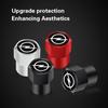 AAAEP1 4Pcs Car Aluminium Alloy Tire Cap Valve Cover Accessories For Opel Corsa D Astra Insignia Mokka Adam Combo OPC Vauxhall Vectra H