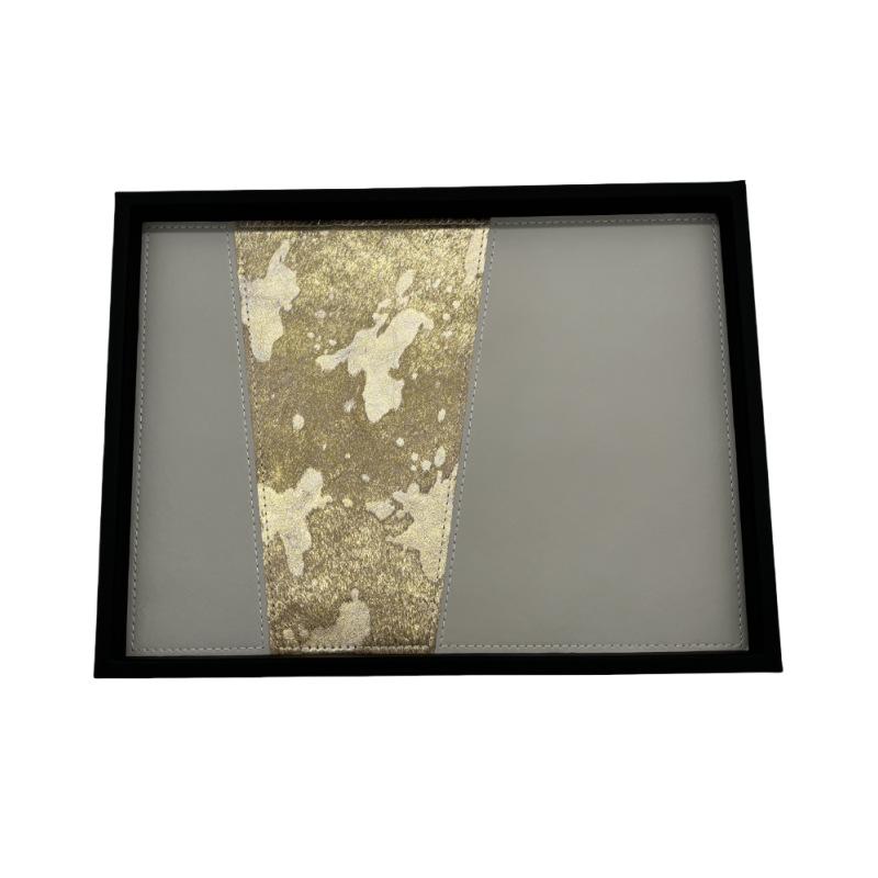 Modern Simple Horsehair Ornament Display Tray for Hotel Model Rooms and Cloakrooms