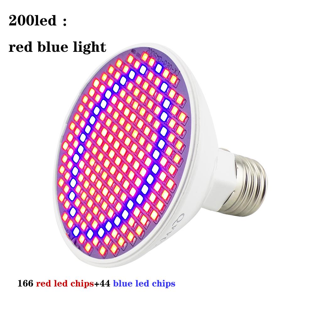 200 290 светодиодных ламп полного спектра для выращивания цветов и растений, красные и синие УФ-лампы для выращивания растений, гидро для теплиц, теплиц и ящиков для выращивания растений