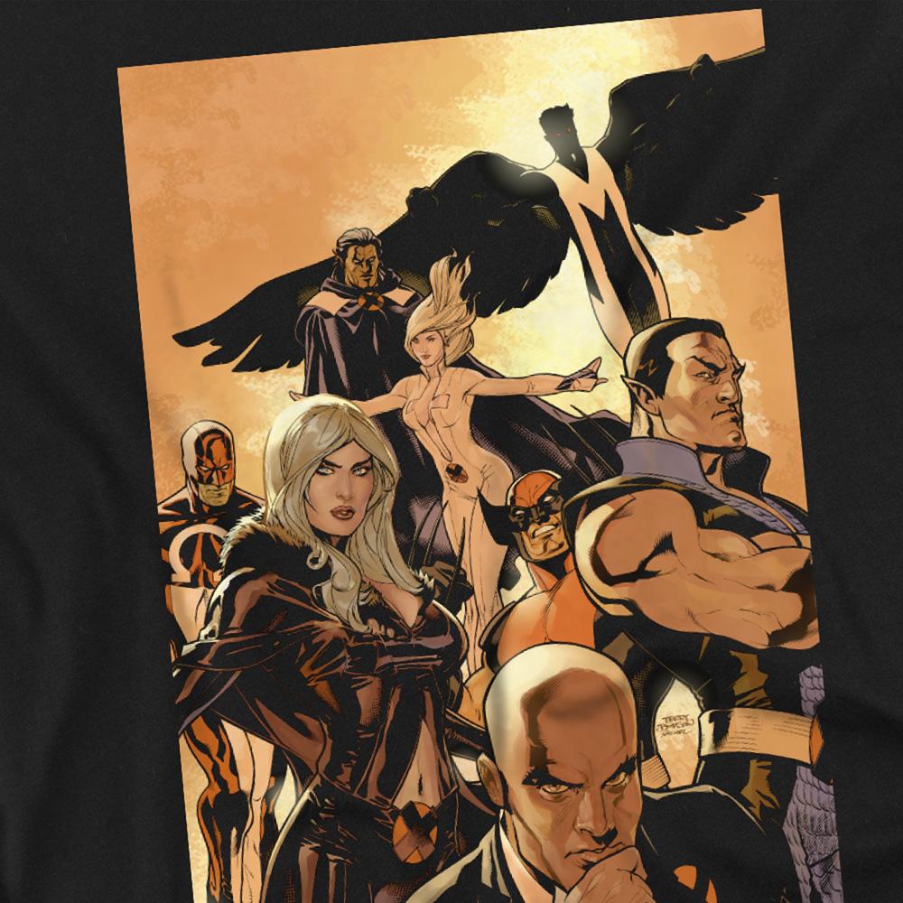 Marvel Unisex Adult X-Men Comic Cover Team T-Shirt
