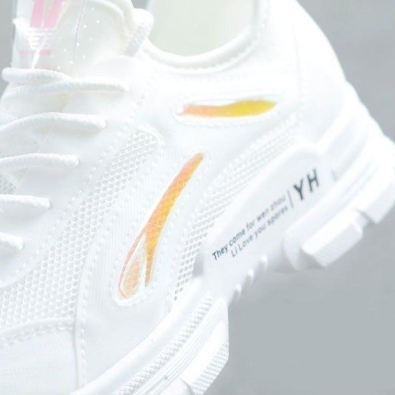 Легкие женские дышащие кроссовки лето новые студенческие удобные эластичные кроссовки для бега женские фитнес-тренеры вулканизированные