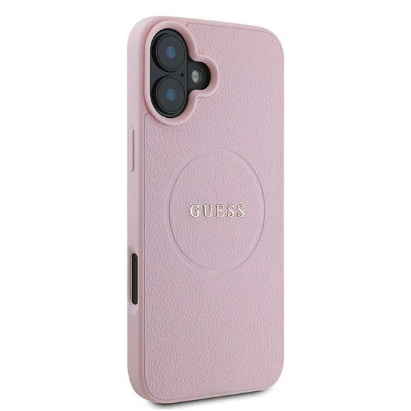 Guess Guhmp16Mpghsmmp Iphone 16 Plus6.7 Różowy/Pink Hardcase Grained Ring Magsafe