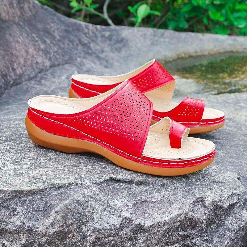 Летние женские тапочки, коррекционные сандалии на танкетке, летняя женская обувь, ортопедический корректор бурсита бурсита