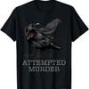 Попытка убийства Вороны и Ворон Смешная футболка с вороной Птицы Футболка