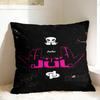 Rapper Jul Pillow Case Square Pillow Cover Vintage Cushion Cover For Office Car Home Decor