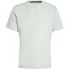 Breathable Comfort Solid Color Short Sleeve T-Shirt Men Tops Linen-Green JD0198