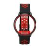 Сменный ремешок для часов Полная защита Регулировка размера Мягкий силиконовый ремешок для смарт-часов для Pixel Watch Черный Красный