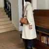 IELGY Ladies Messenger Bag Retro Suede Portable Bowling Bag