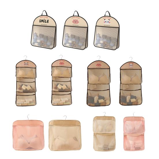 Органайзер для шкафа большой вместимости, сетка для хранения с крючком, дышащий, подвесной