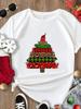 (Asian Size) Tee Merry Christmas New Year Holiday Top Festival Casual Tree Lovely Trend Cute Women Print Lady Short Sleeve Fashion Graphic T-shirts