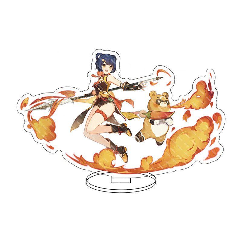 Изысканная акриловая подставка для фигурки Genshin Impact Барбатос Кэ Цин Барбара для демонстрации и декора