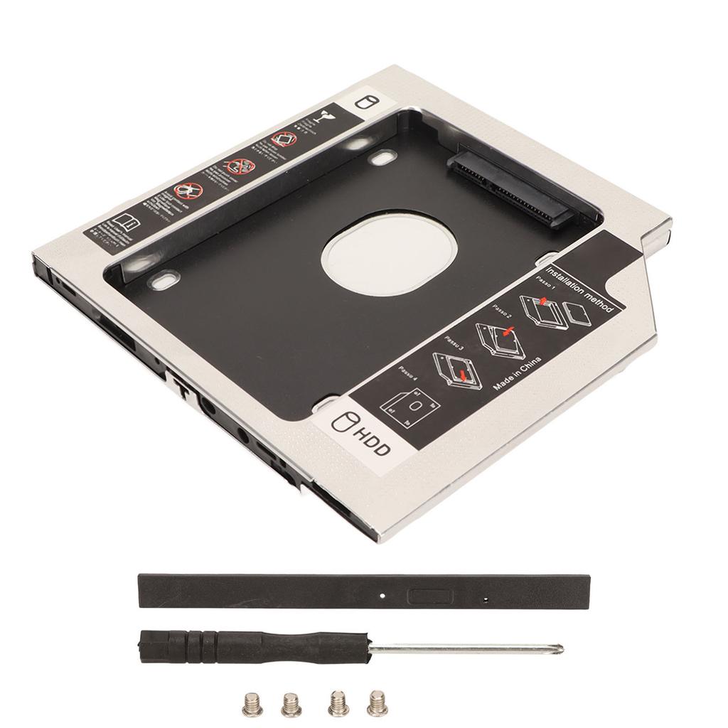 2.5-дюймовый отсек для жесткого диска 9.5 мм 2-й SDD HDD Caddy лоток универсальный адаптер для ноутбука CD DVD ROM оптический отсек (Не включено