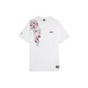 Puma F1 Suzuka Special Tee Plant Print Crew Neck Short Sleeve T-Shirt Men Tops White 625953-02